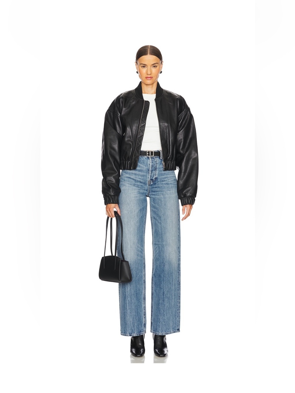 GRLFRND Brooklyn High Rise Straight Jeans in Breckenridge
